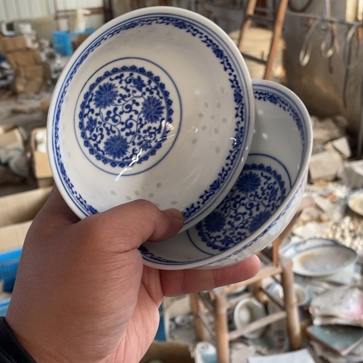 瓷碗景德镇高温细白瓷