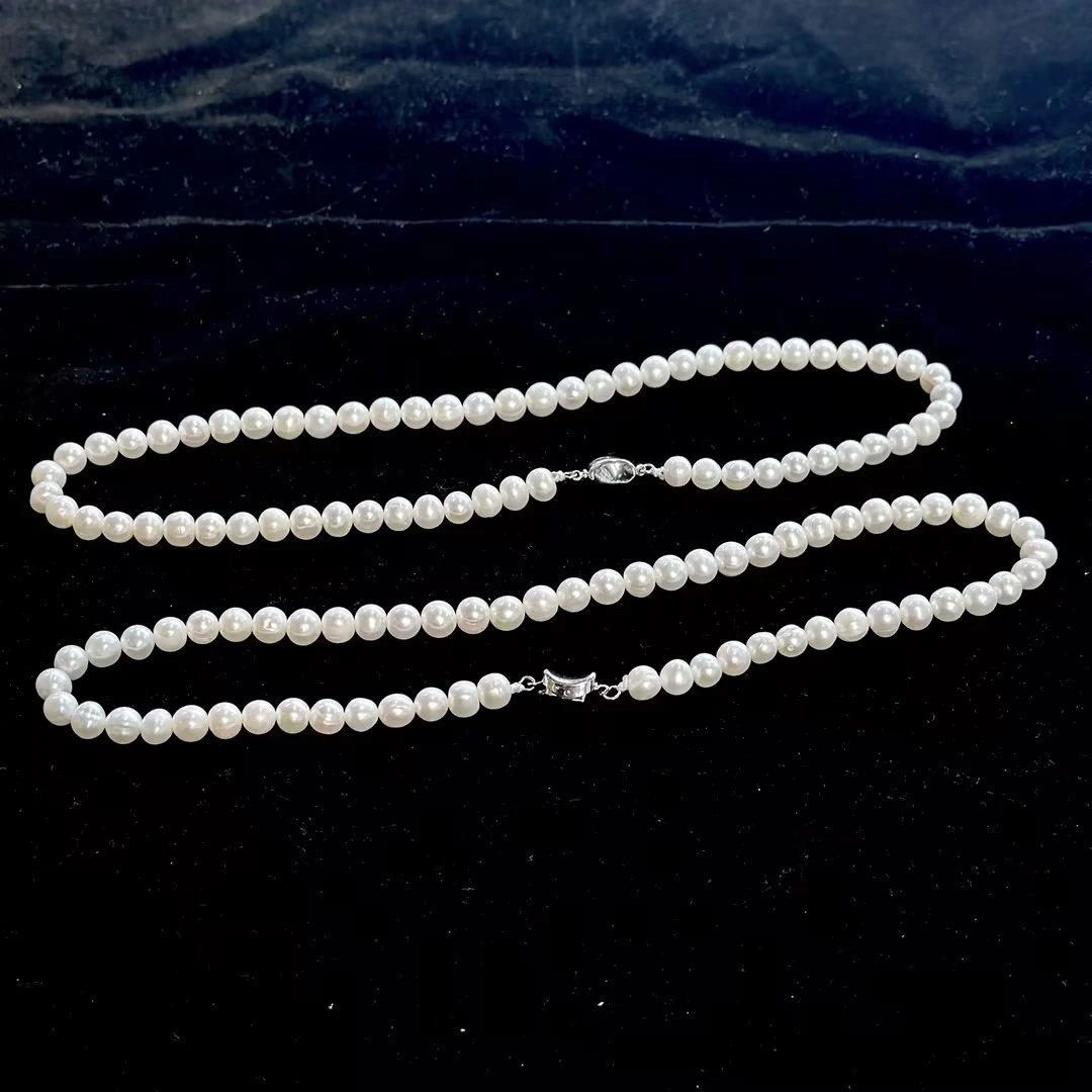 【CH】强珠光珍珠项链-约6mm（多样性发其一）