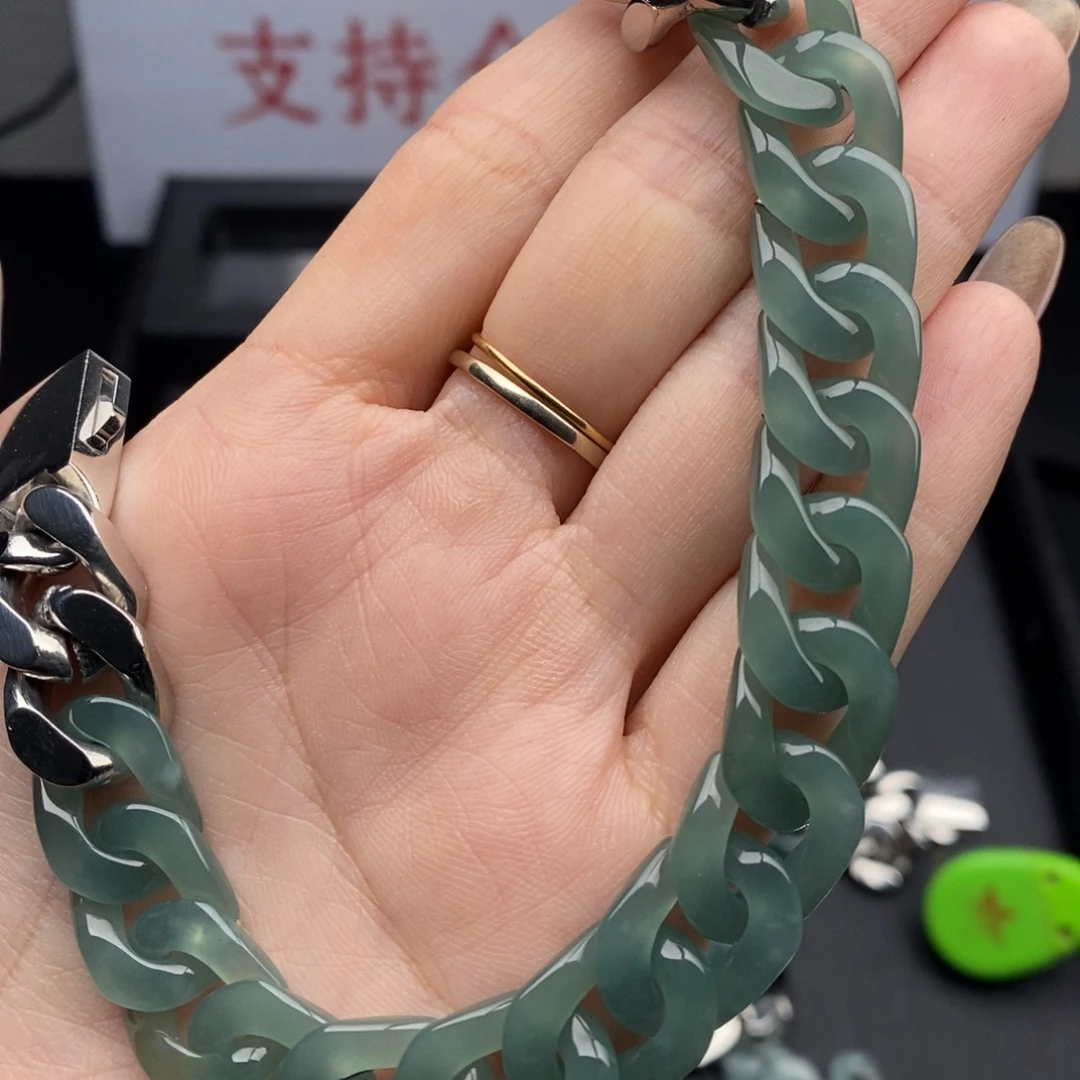 老***.翡翠未镶嵌手链手链10001