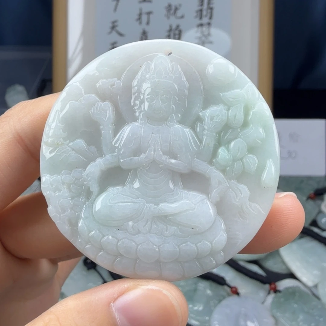 翡翠未镶嵌颈饰翡翠