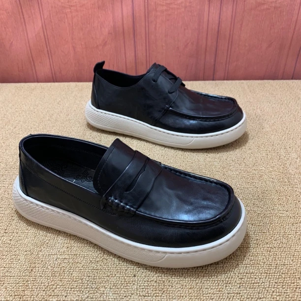 广州春夏新款纯皮休闲男鞋！Z617-H1
