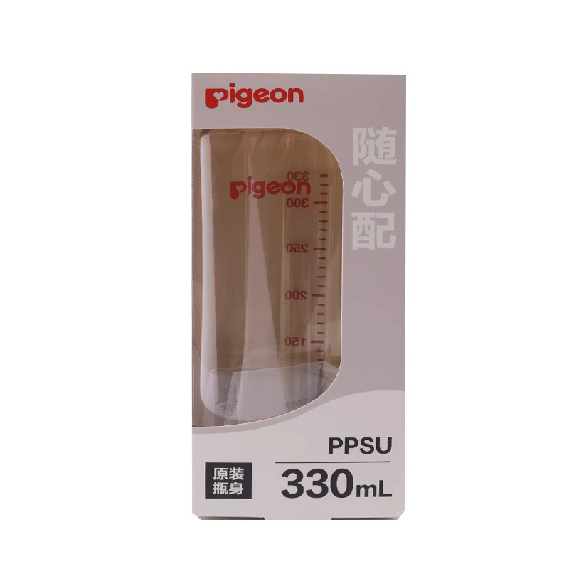 贝亲330ml自然实感III宽口径PPSU奶瓶瓶身奶瓶配件