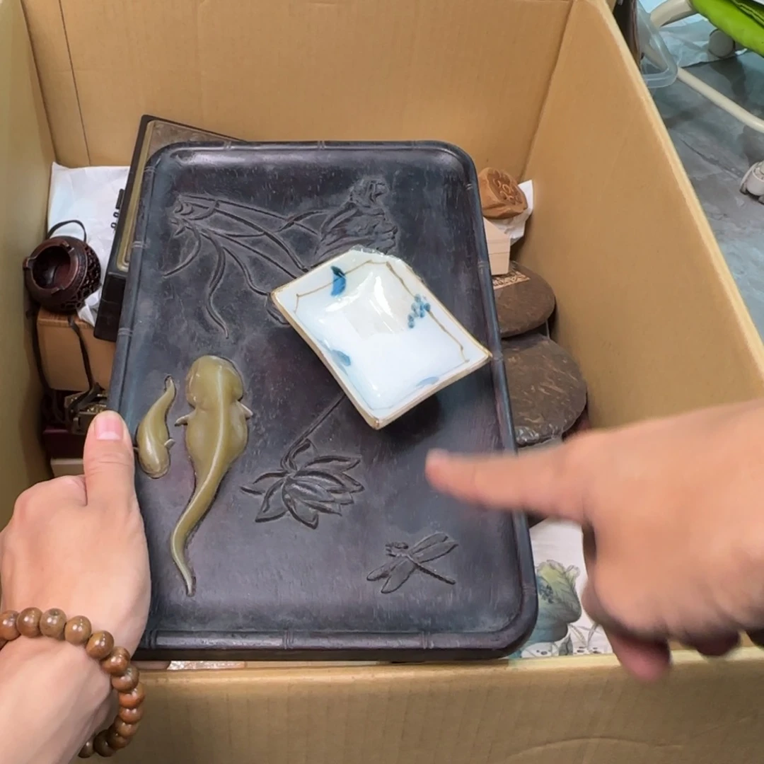 陶瓷孤品单件车里拍