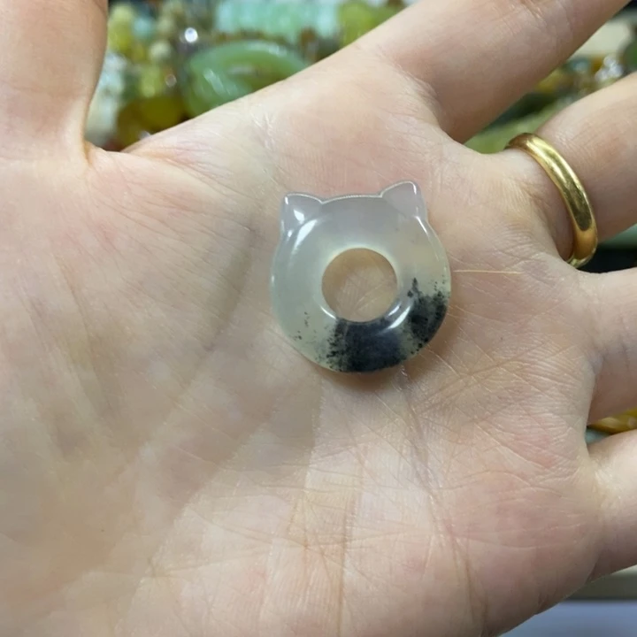 蛇纹石玉配件未镶嵌
