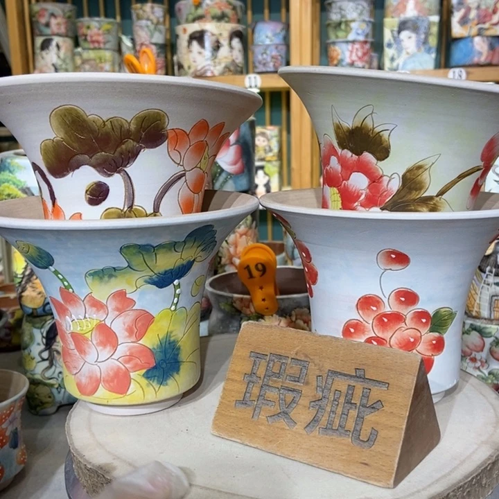 红陶景德镇艺术手绘作品