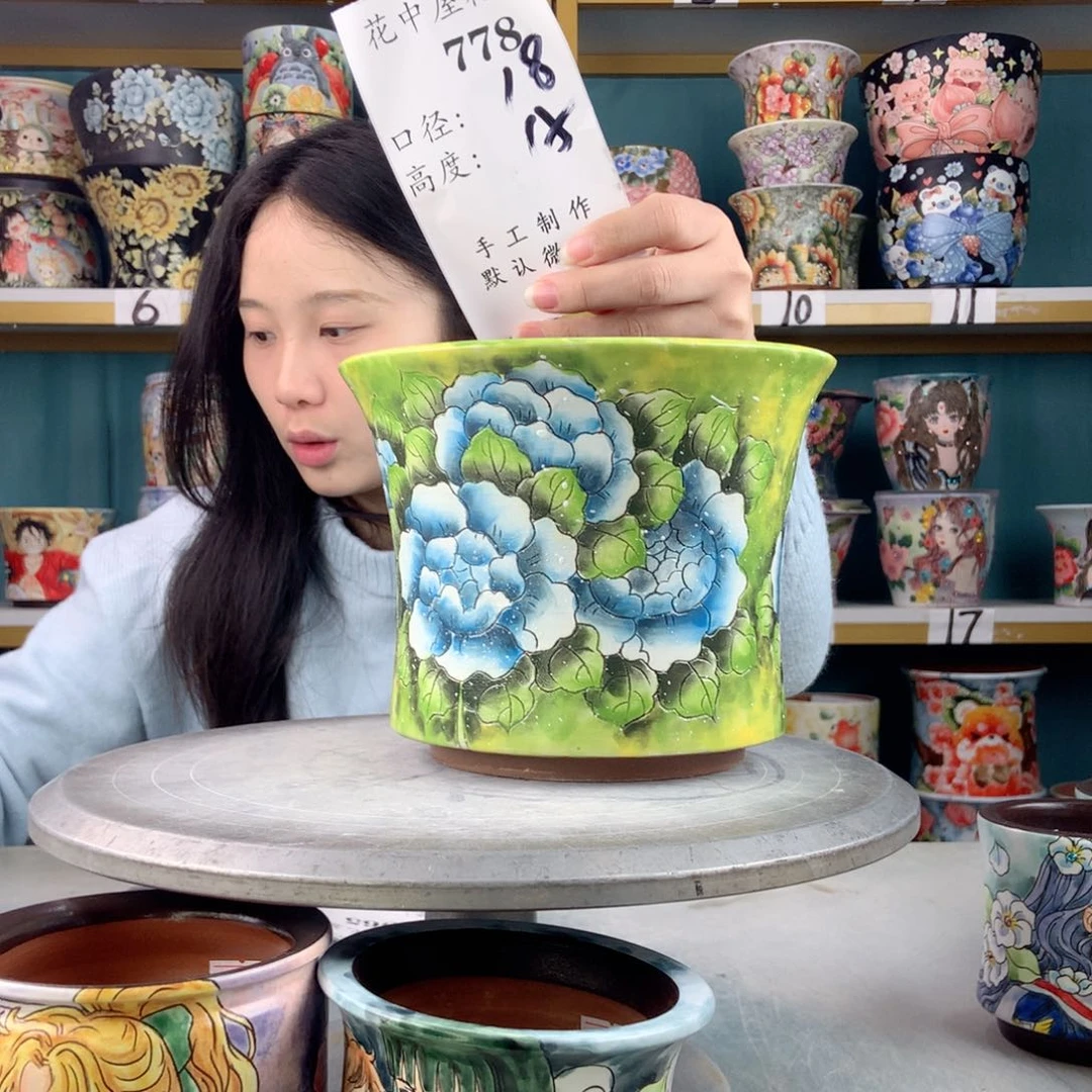 罐景德镇手工瑕疵778