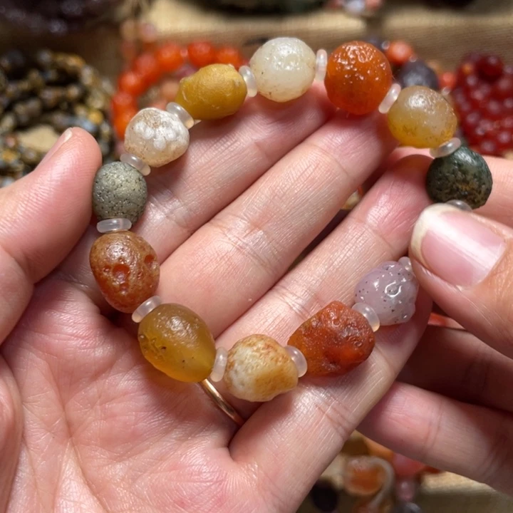 玛瑙/玉髓未镶嵌手链