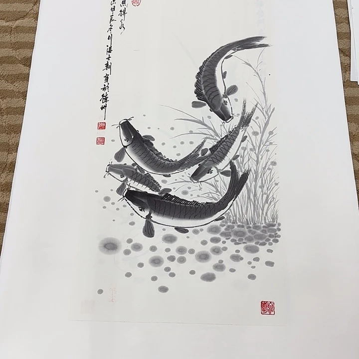 国画花鸟等多种鸟类和70.35