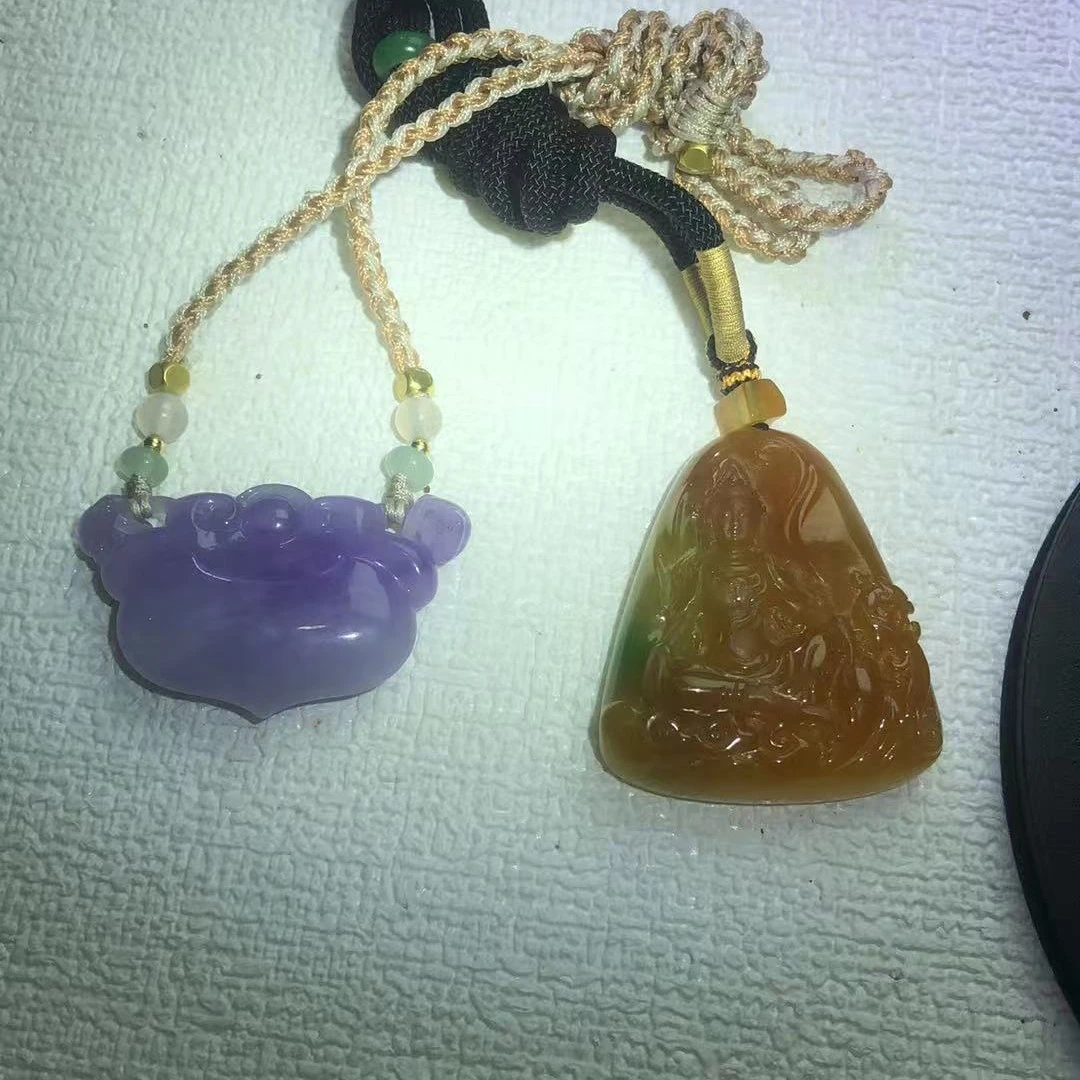 挂件如意观音精工雕刻