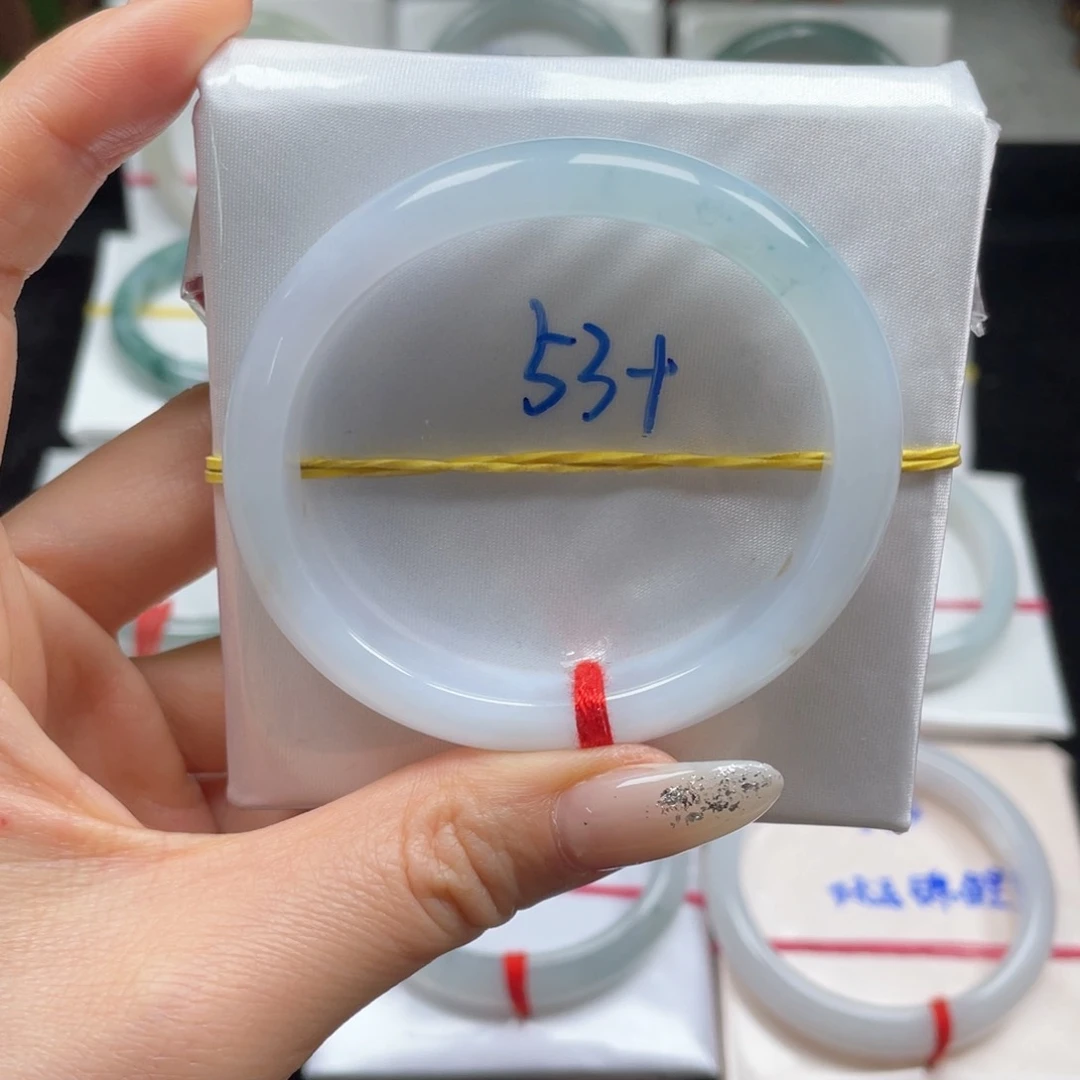 翡翠手镯未镶嵌缅甸翡翠手镯40