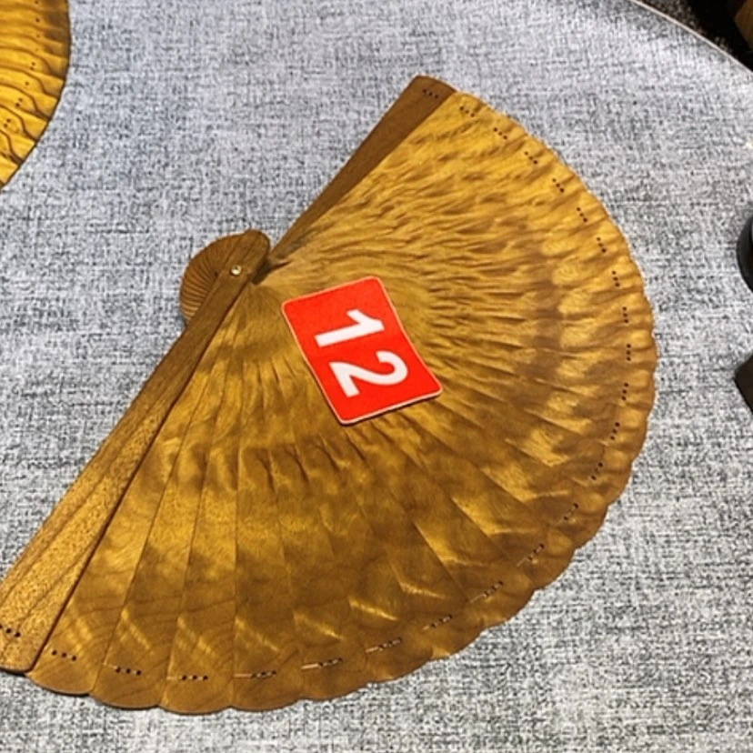 【闪购商品】金丝楠珍金丝楠木扇子