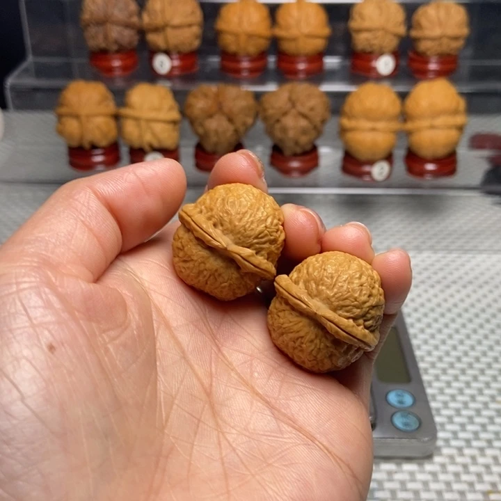 文玩核桃把件49福星小铁锤