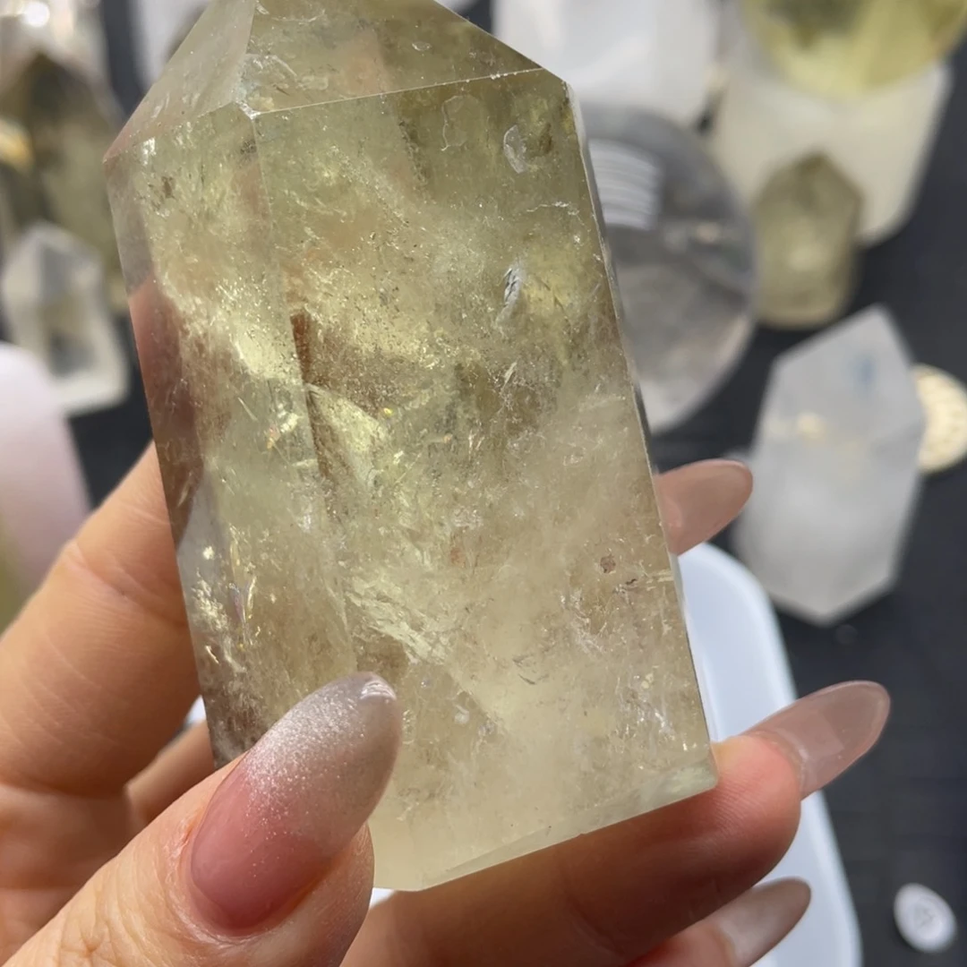 水晶黄水晶柱未镶嵌67
