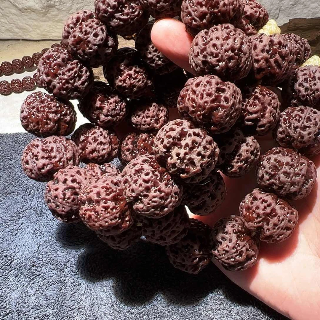 金刚菩提手串毕业级梁五星蜂王21尺寸头货福利