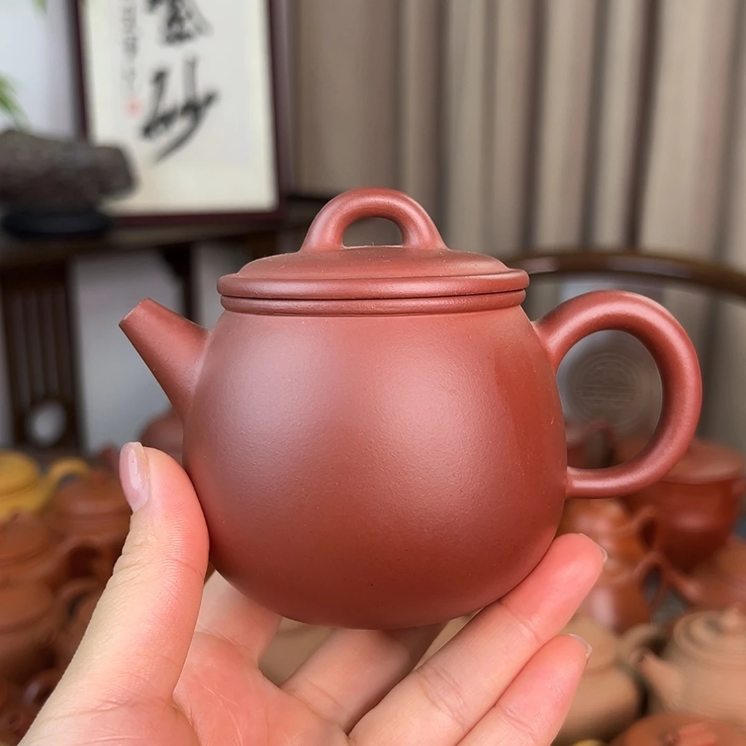 茶壶紫砂精品原矿紫泥福缘汉瓦200左右