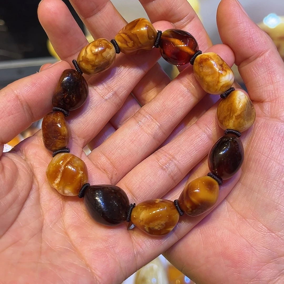 未镶嵌琥珀手链手串