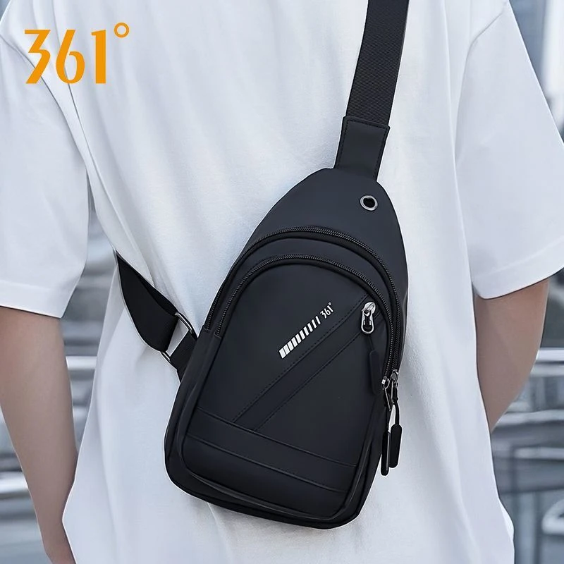 361°斜挎包男大容量商务通勤单肩包外出休闲斜挎包便携旅行胸包新