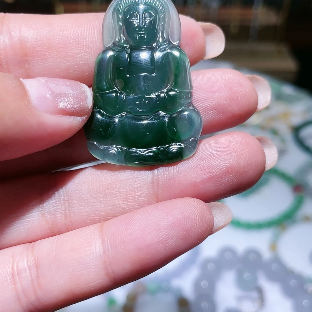 翡翠未镶嵌吊坠(赠链)天然翡翠