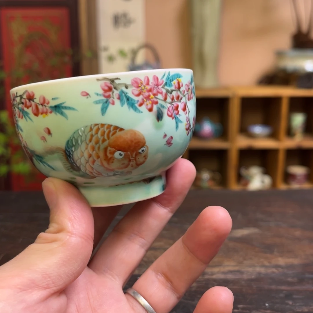 柴烧手工手绘陶瓷