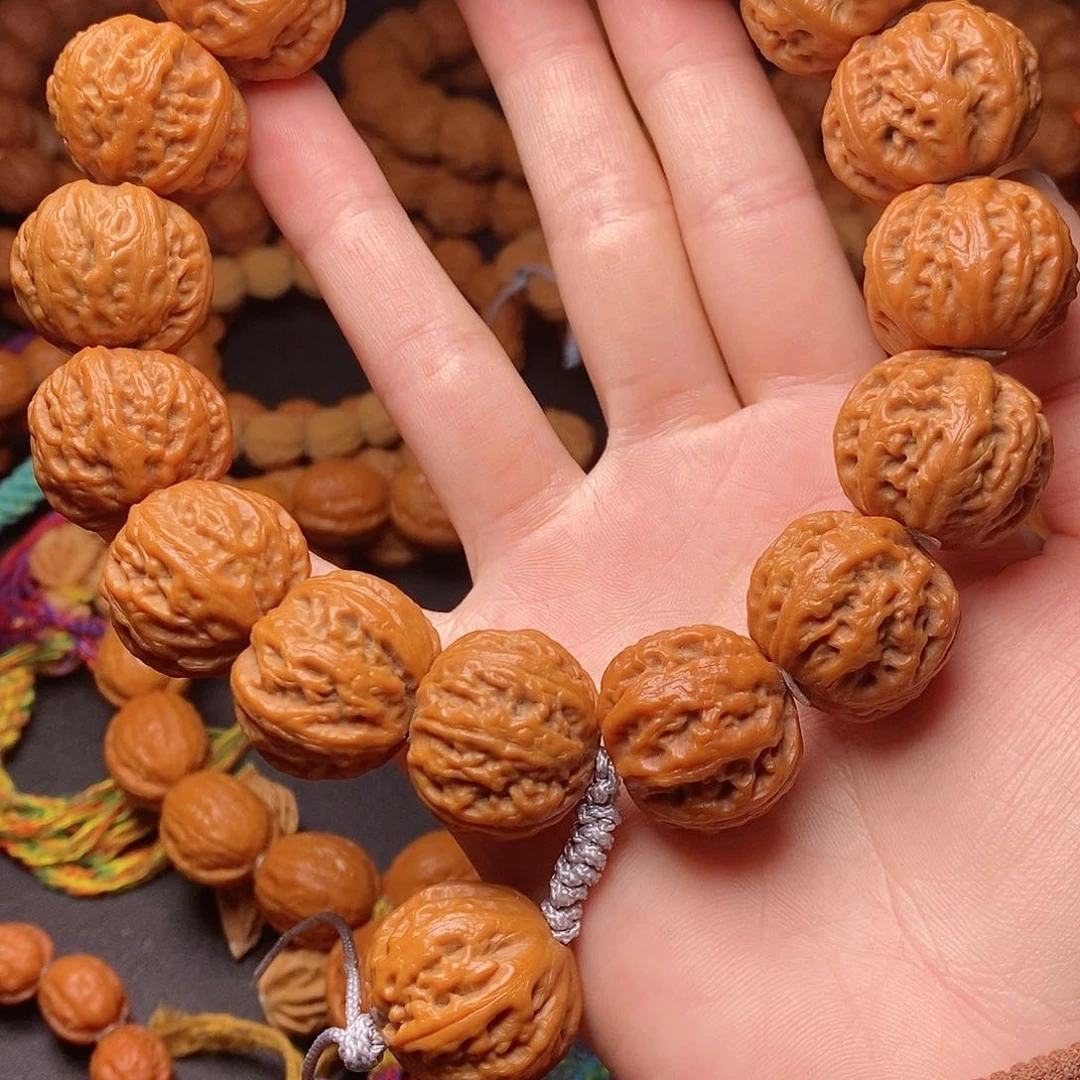 【闪购商品】文玩核桃吊坠风*痕珊瑚25