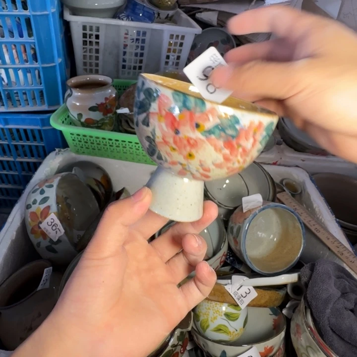 釉下彩手绘（瑕疵慎拍）86