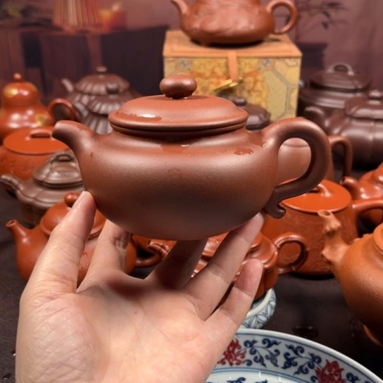 茶壶紫砂用****5原矿紫泥290毫升