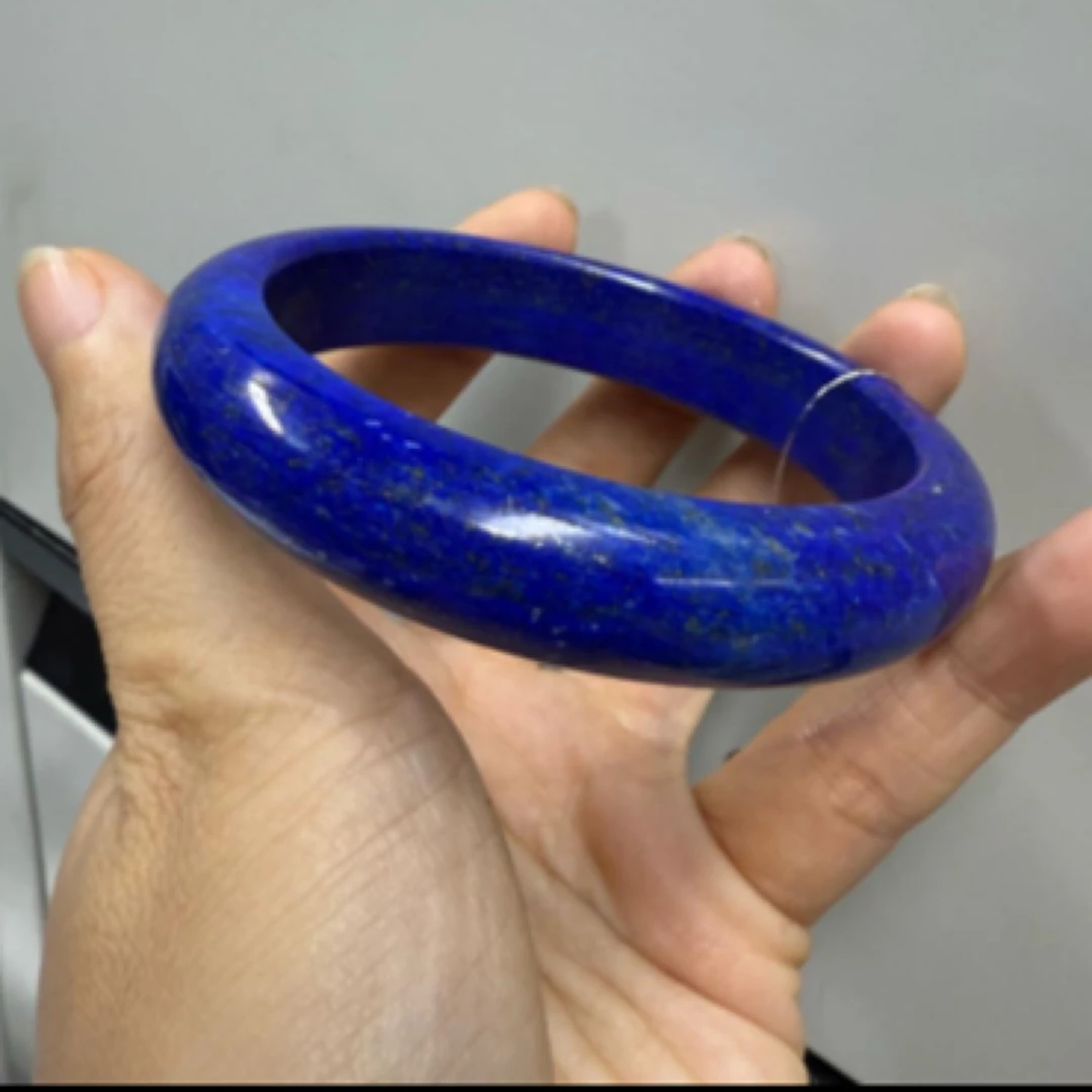 青金石手镯老料边宽11-12