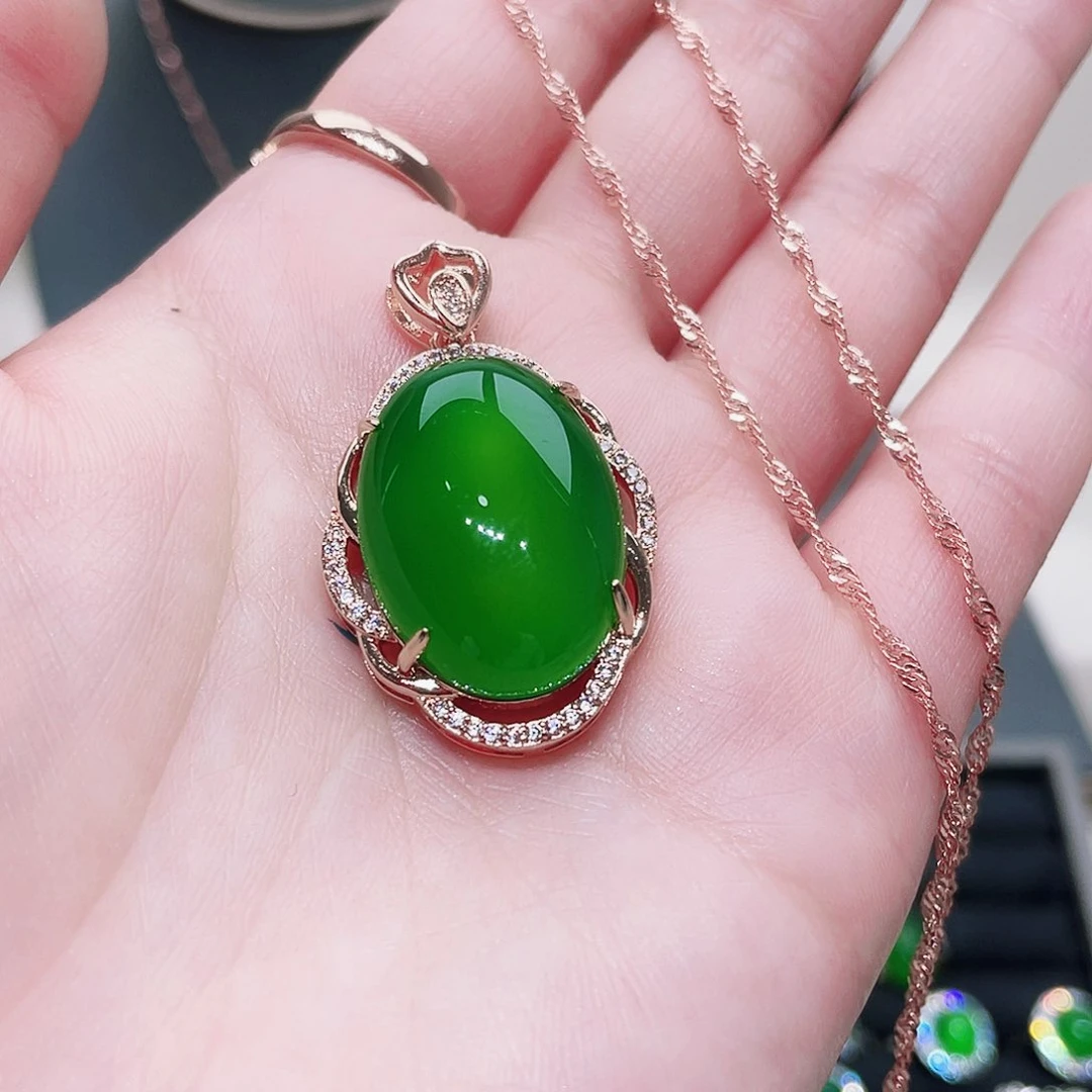 玛瑙/玉髓吊坠(赠链)合金