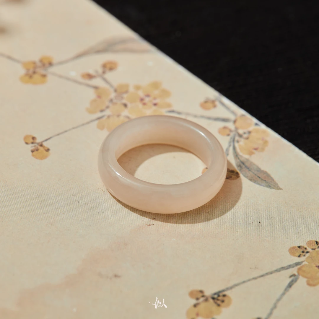 【绾沁】·似梓珠宝· 藕粉戒圈 多样性发一 SZMDZY001