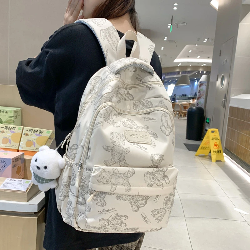 無印日系优选校园ins风书包女高中大学生初中生学院风韩版百搭