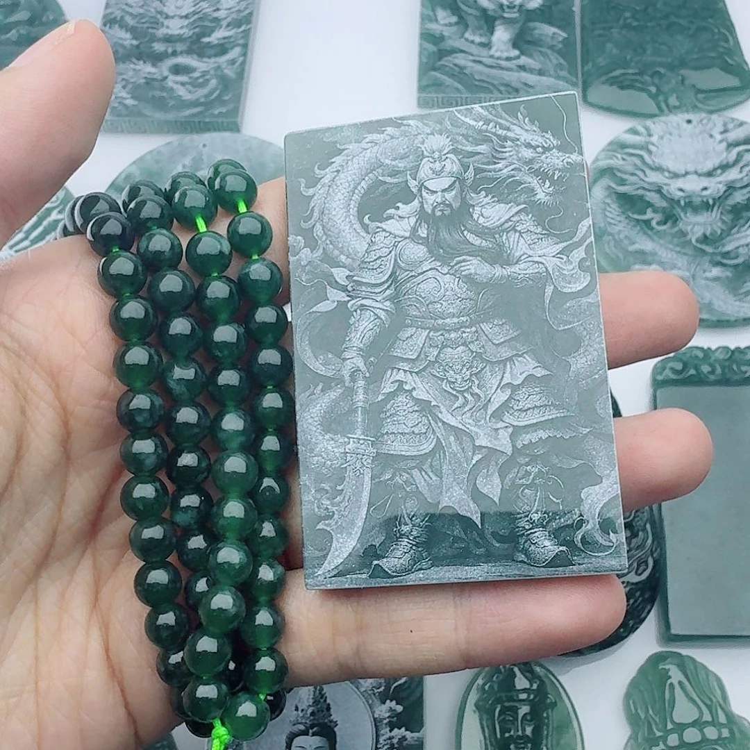 翡翠未镶嵌颈饰多样性发货天然A货翡翠