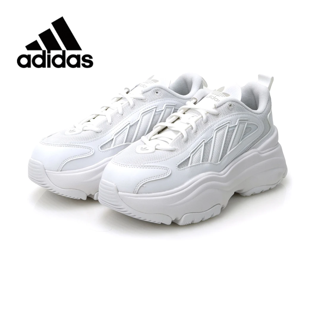 adidas/阿迪达斯三叶草老爹鞋女鞋爆款运动鞋增高冬季厚底小白鞋