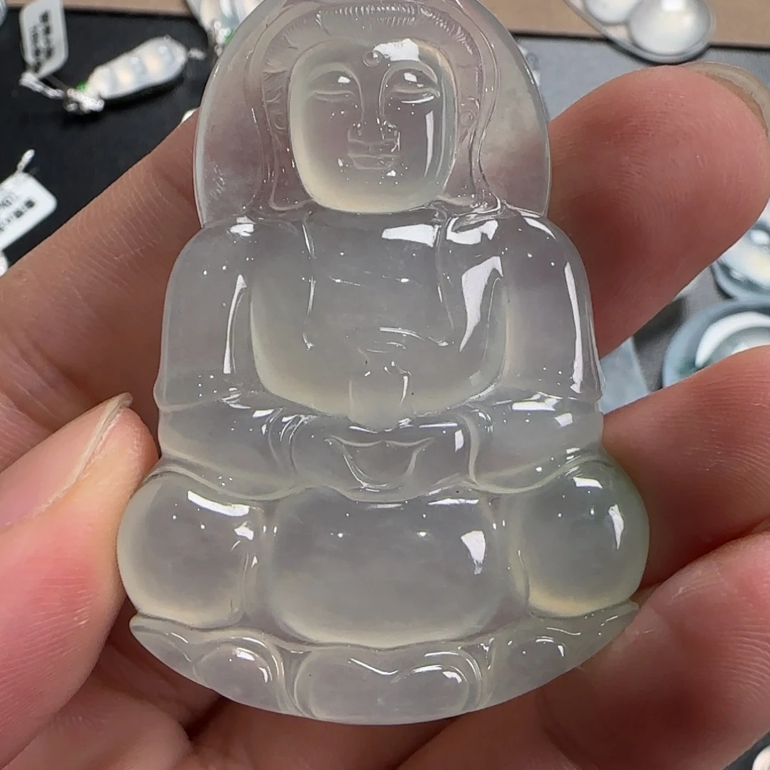 翡翠未镶嵌颈饰