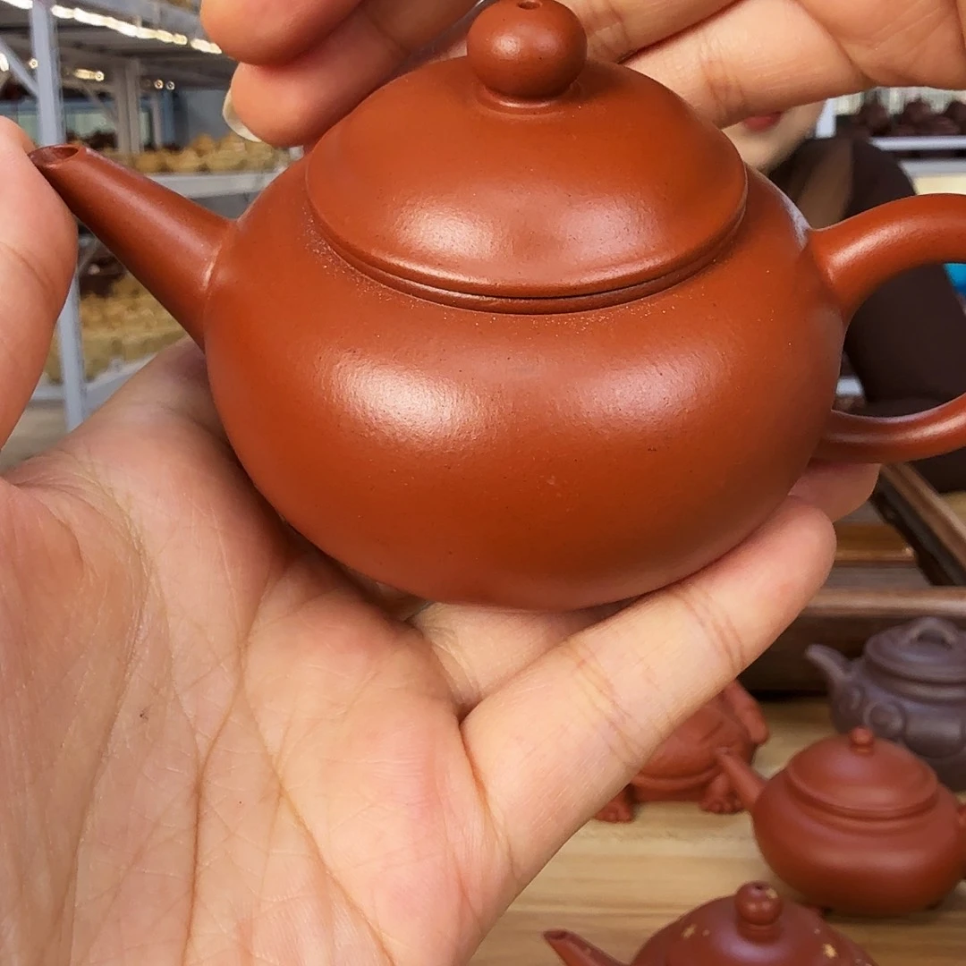 茶壶紫砂黄龙山原矿朱泥130