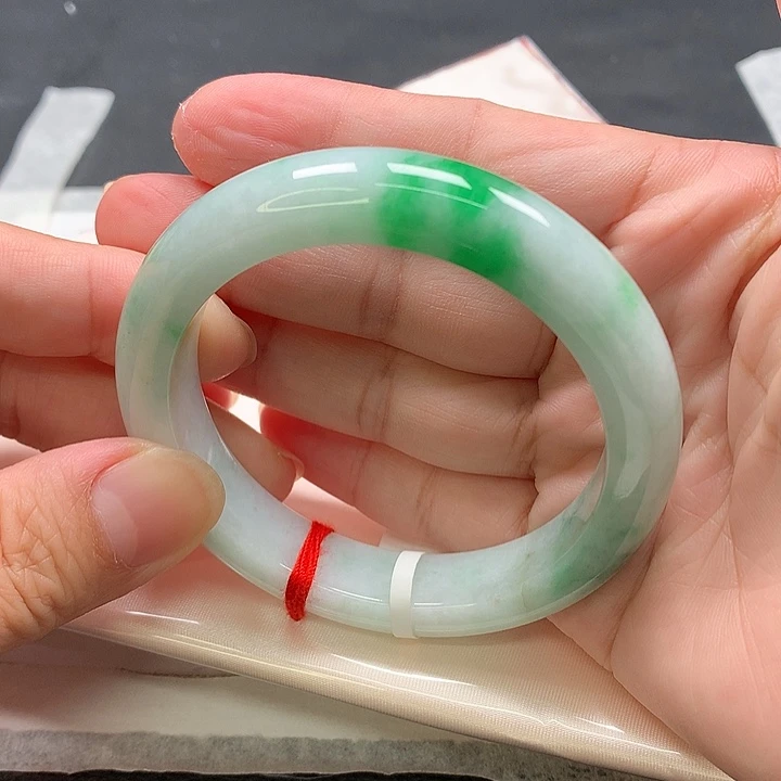 翡翠未镶嵌手镯手镯55