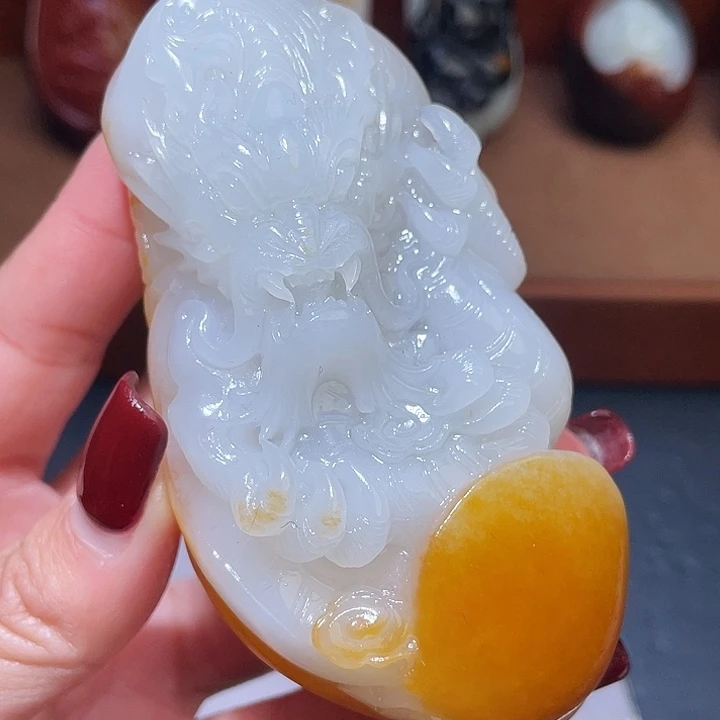 和田玉未镶嵌颈饰X7