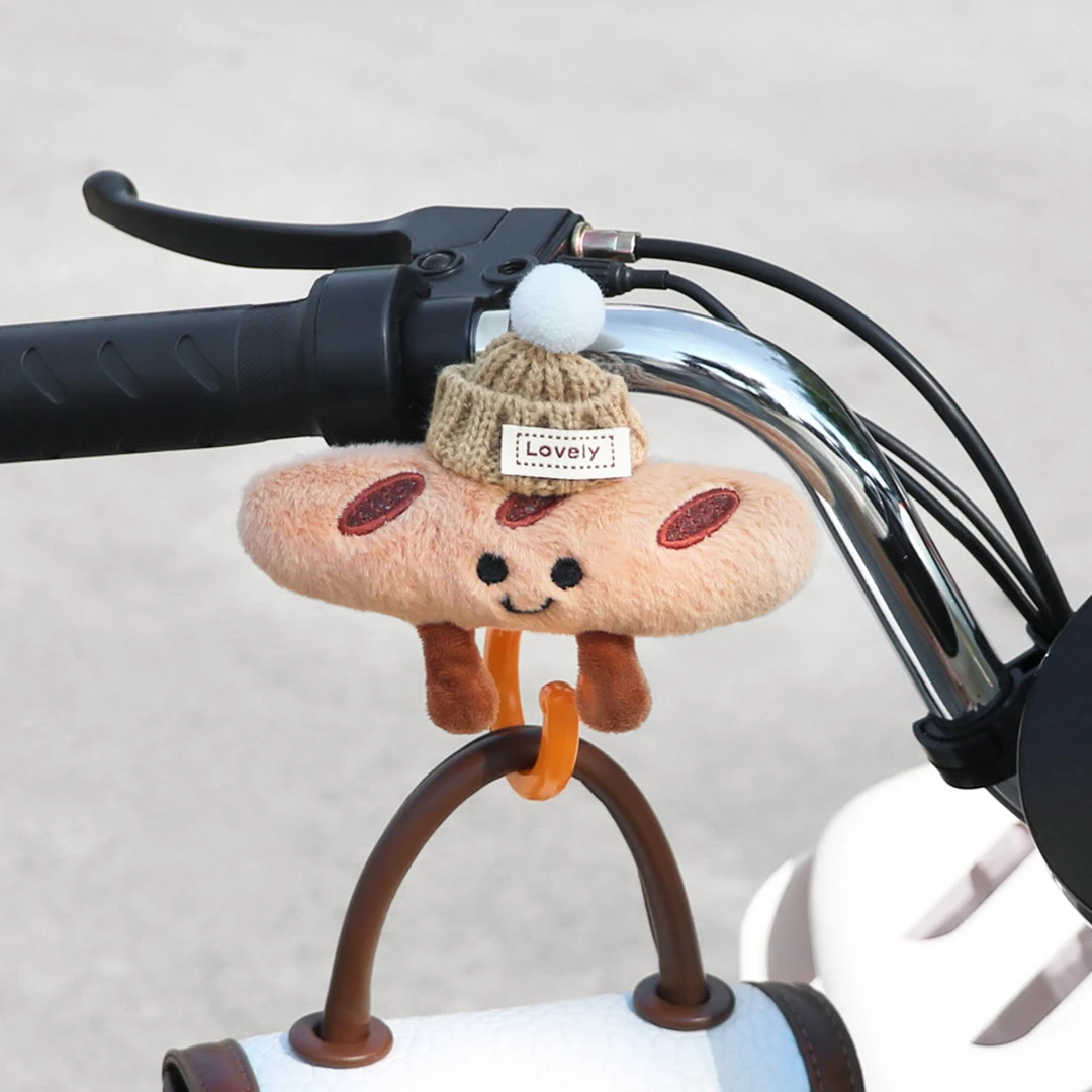 电动车装饰挂钩前置通用免打孔卡通多功能电瓶自行车挂包挂勾神器