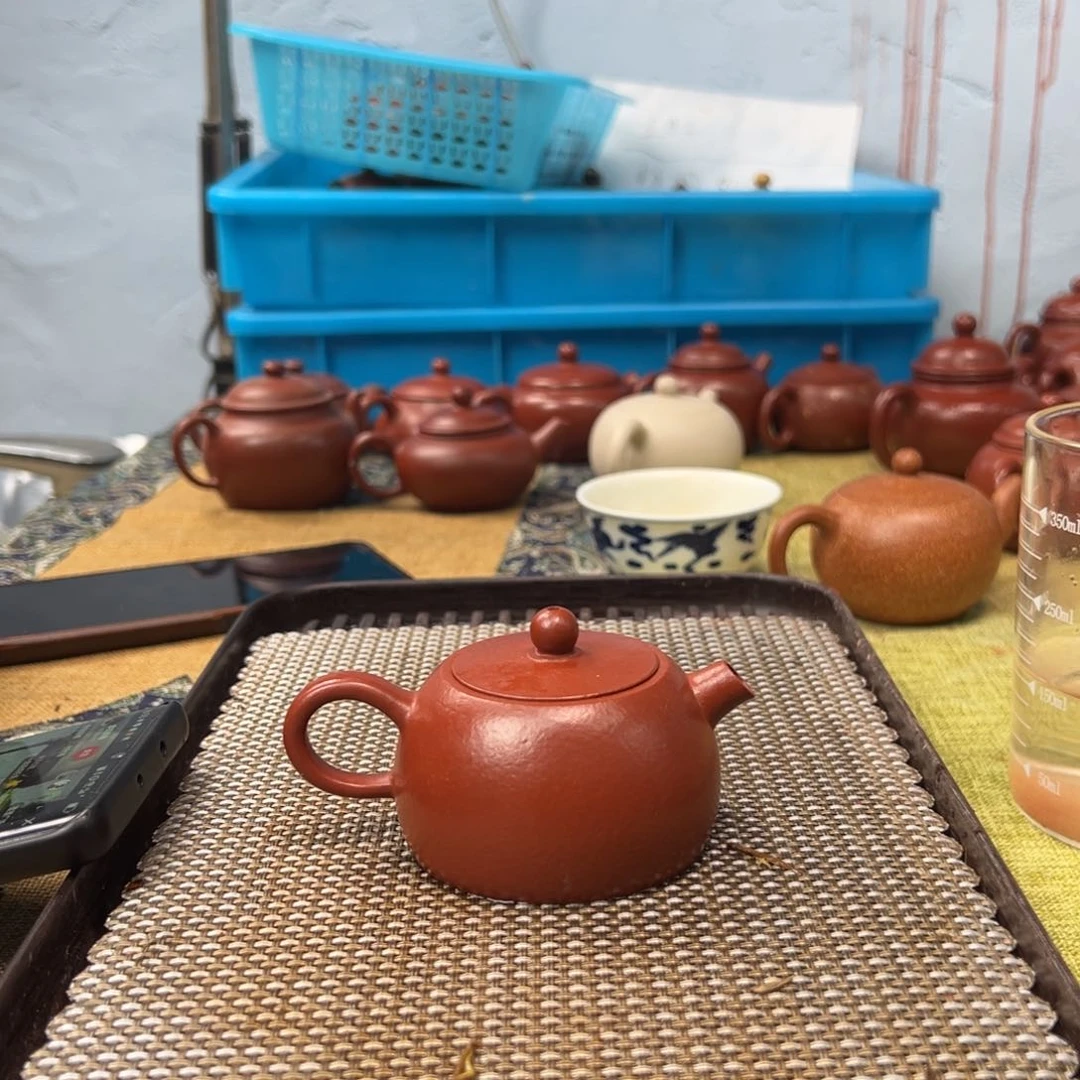 茶壶紫砂微瑕100cc锦囊