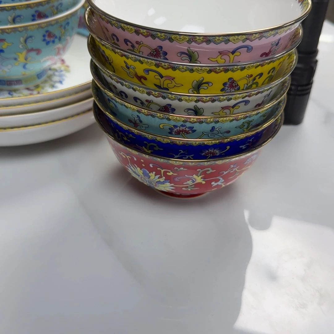 瓷景德镇珐琅彩餐具