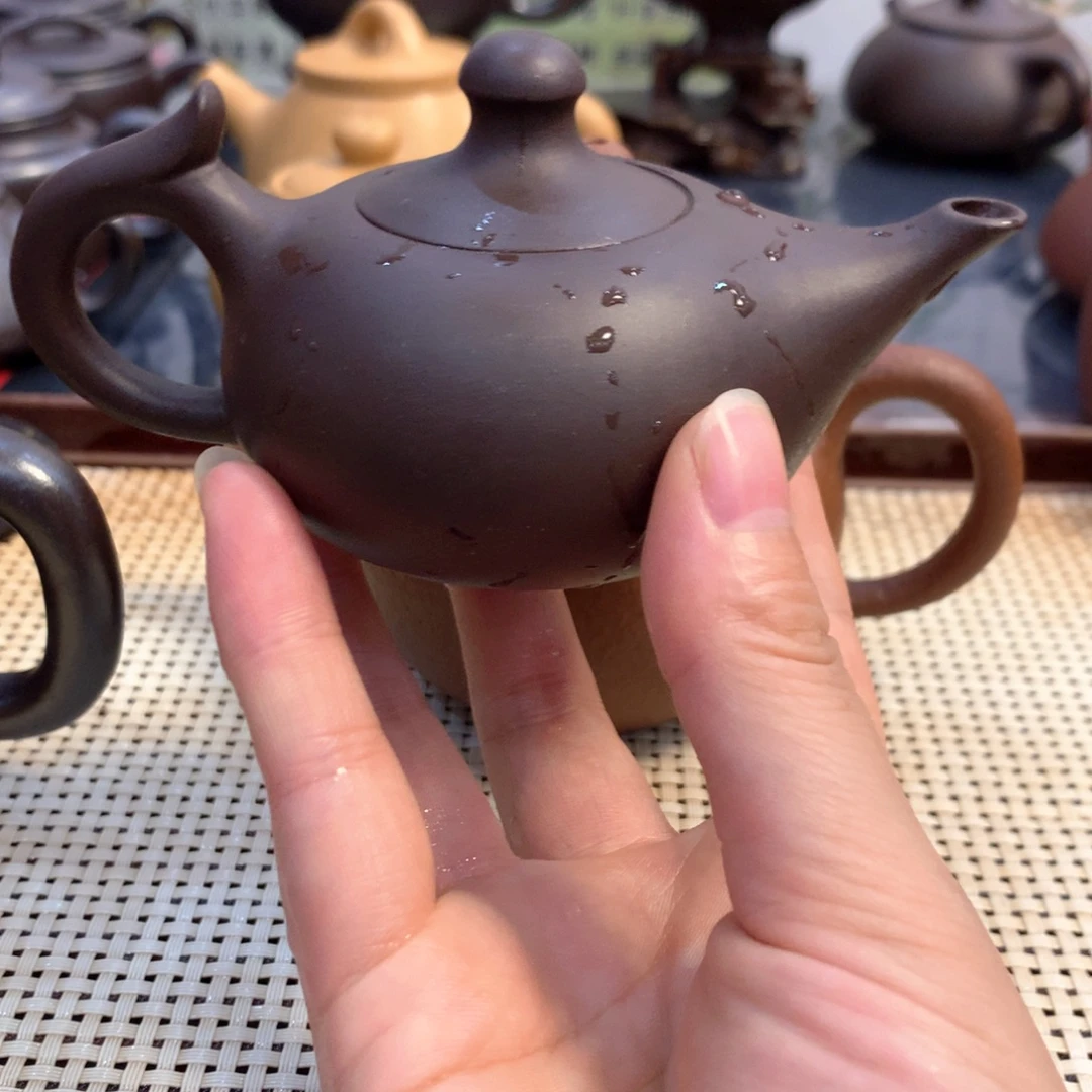 杨***浩茶壶紫砂宜兴原矿紫泥90cc
