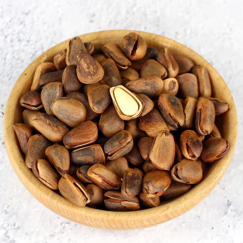 【大颗粒-笨炒】东北开口熟松子1斤装办公室零食