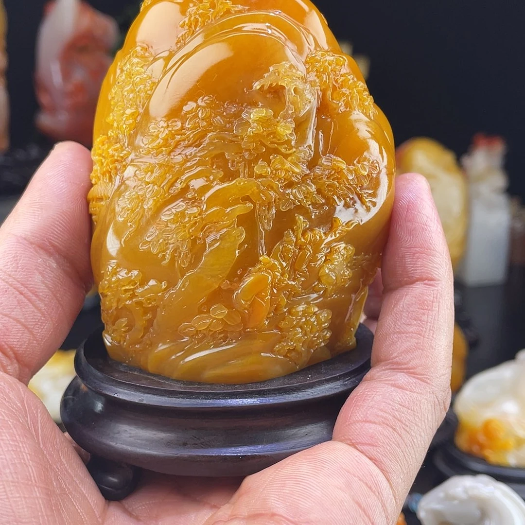 不***师老挝石寿山石雕刻