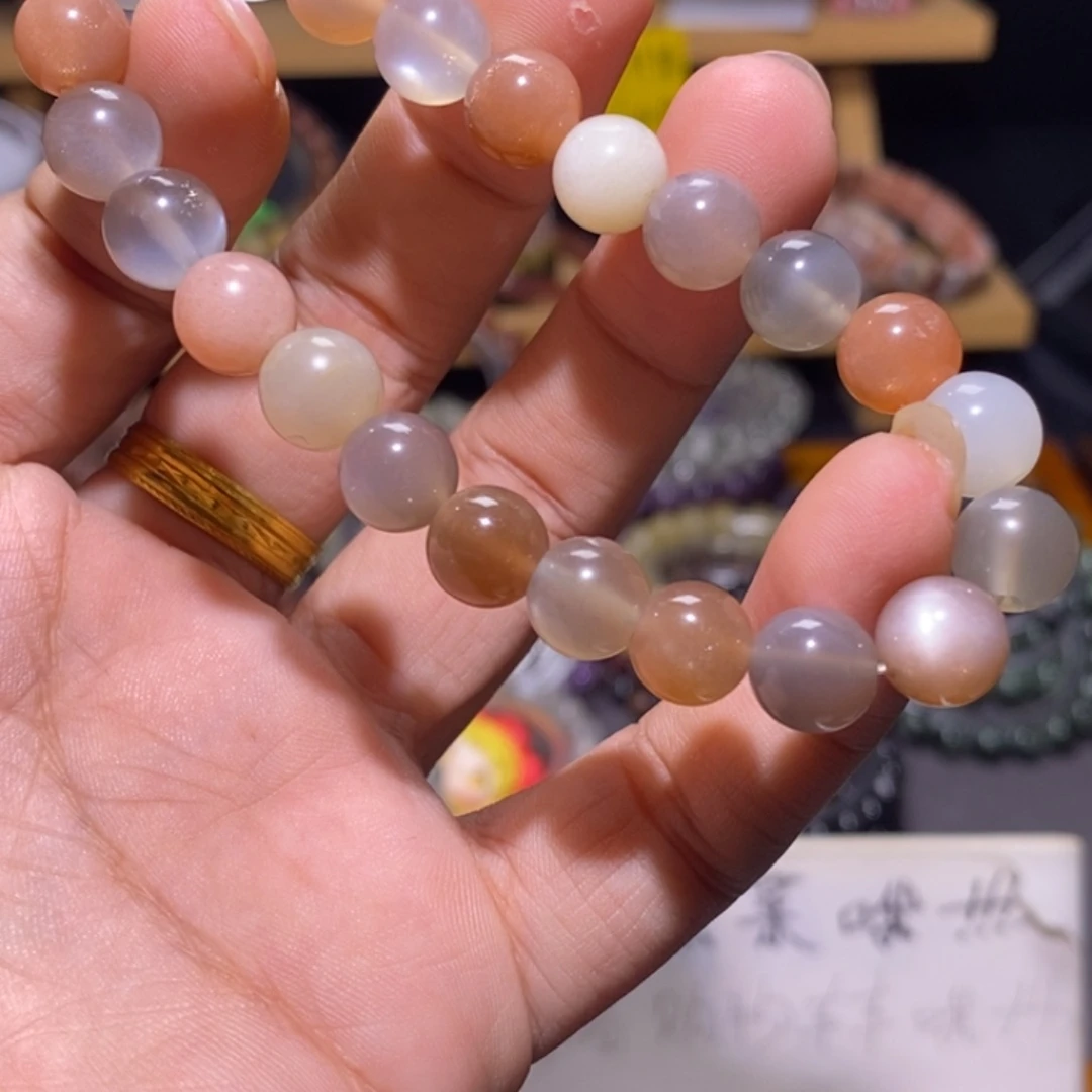 水晶手串未镶嵌27 彩月光 9
