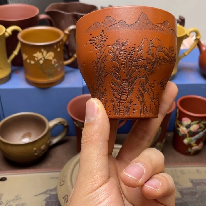 紫砂茶杯紫砂主人杯