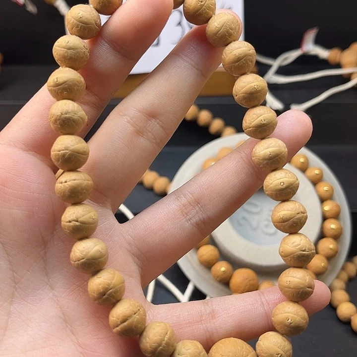 凤眼菩提手串11+素手持
