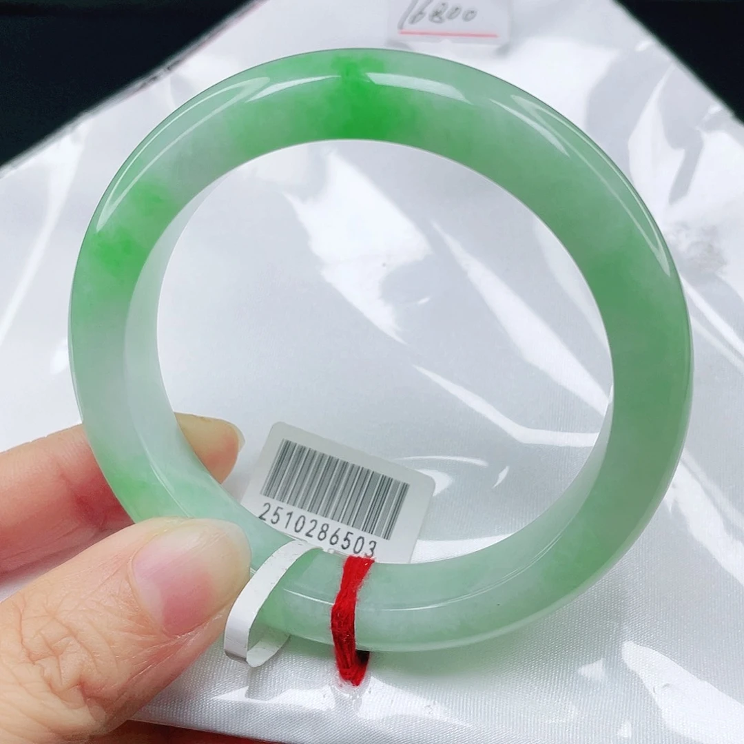 未镶嵌手镯翡翠正圈57.4。012