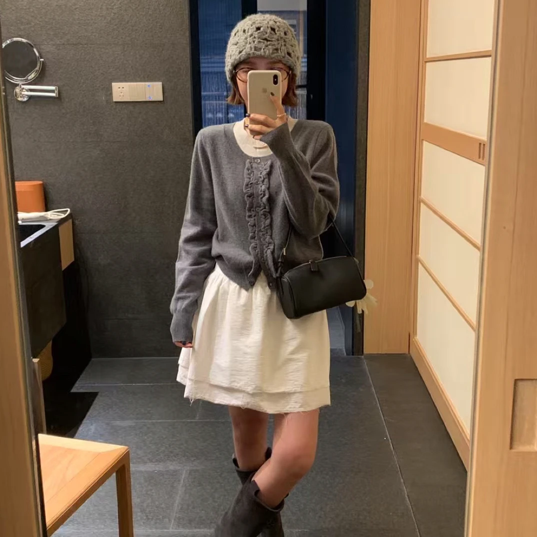 F·【新品合集】ins风韩系针织显瘦减龄百搭撞色毛衣开衫
