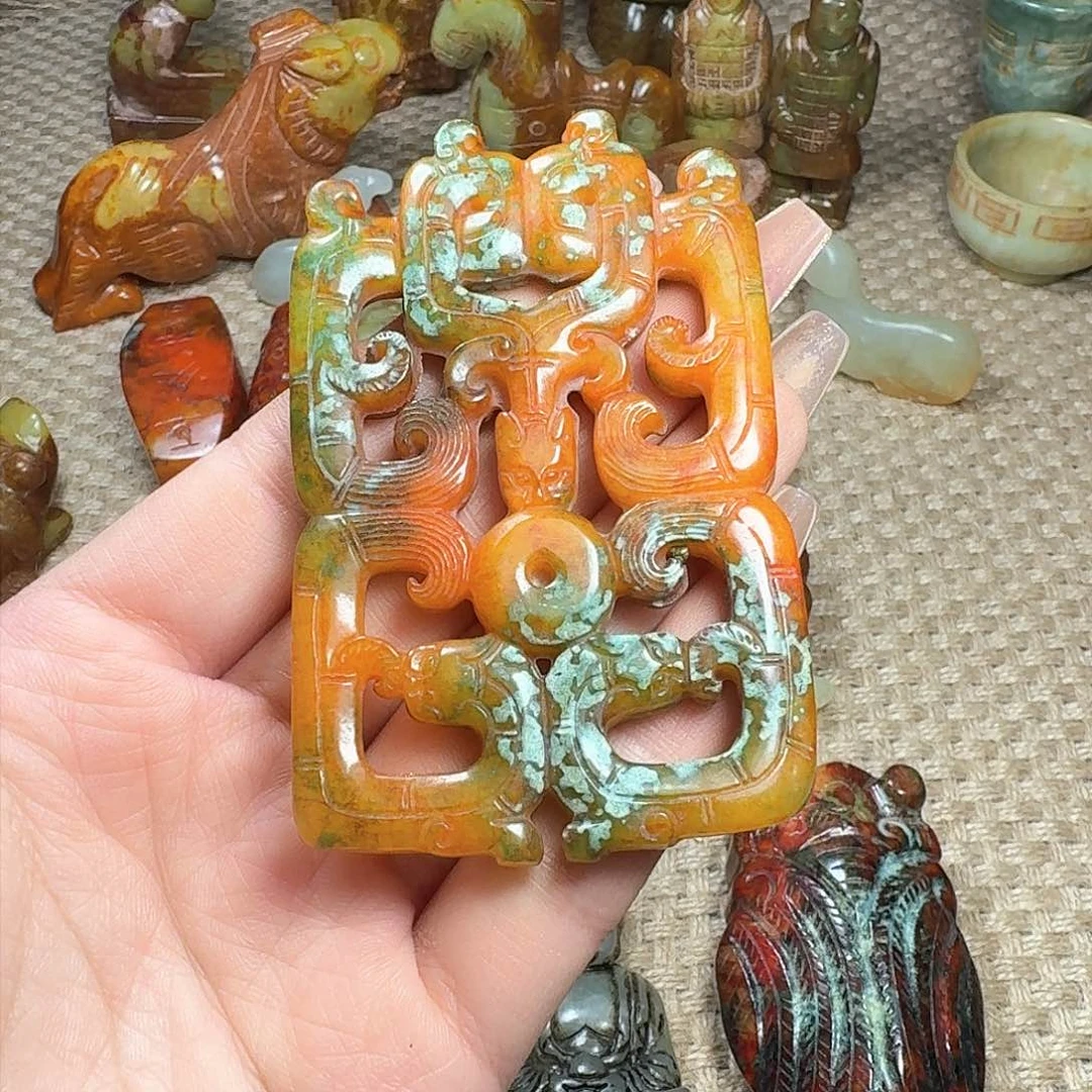 白玉菩提吊坠挂件