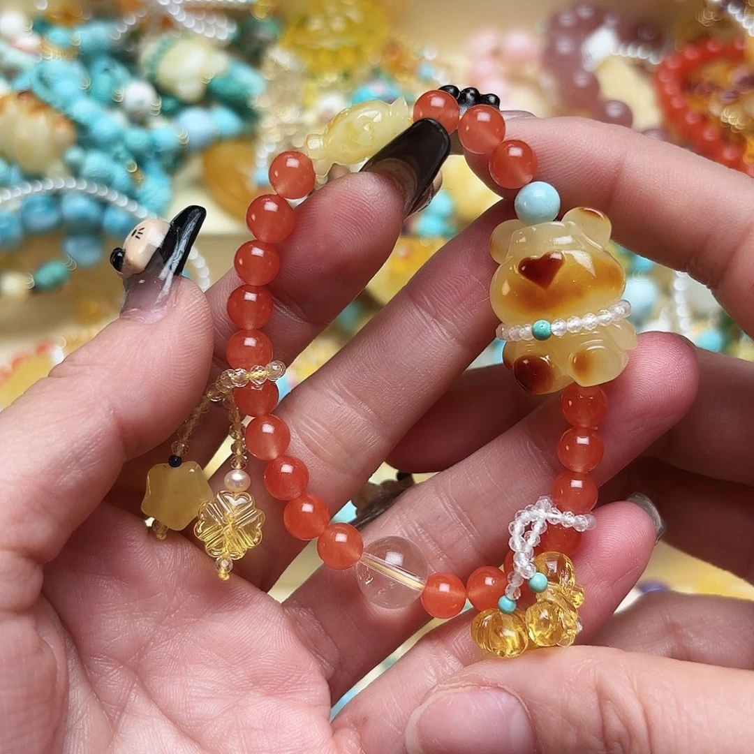 琥珀手链未镶嵌琥珀