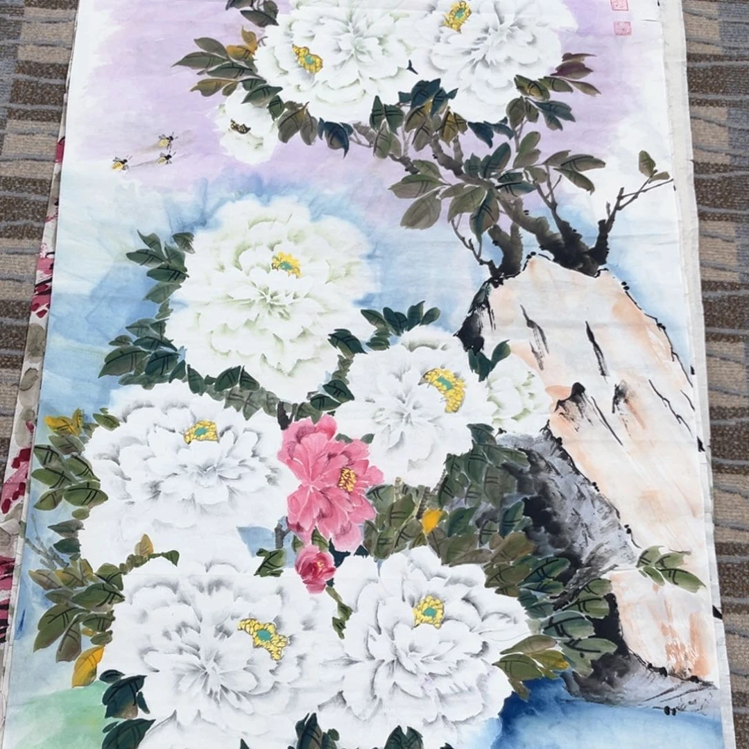 国画芳华老师四尺正作品冯微